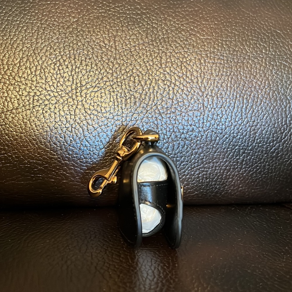 Versace unisex Greca goddess logo monogram leather AirPods Pro lanyard case NEW - Picture 6 of 11